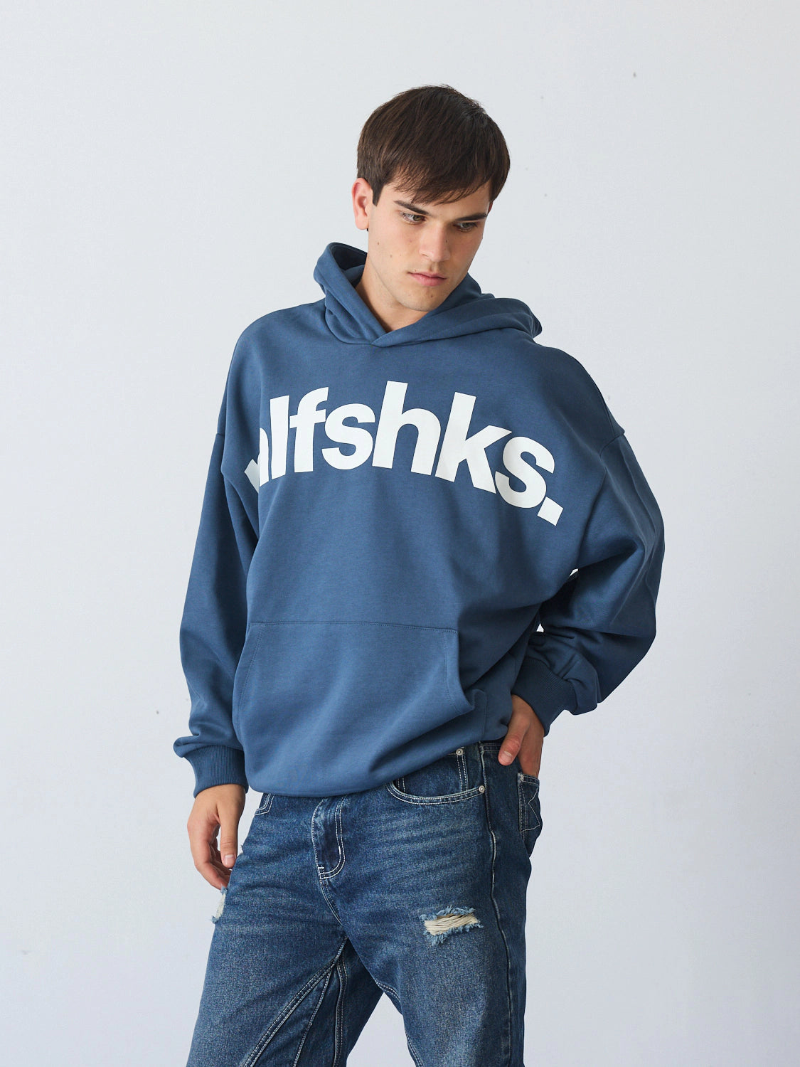 Hoodie deep blue