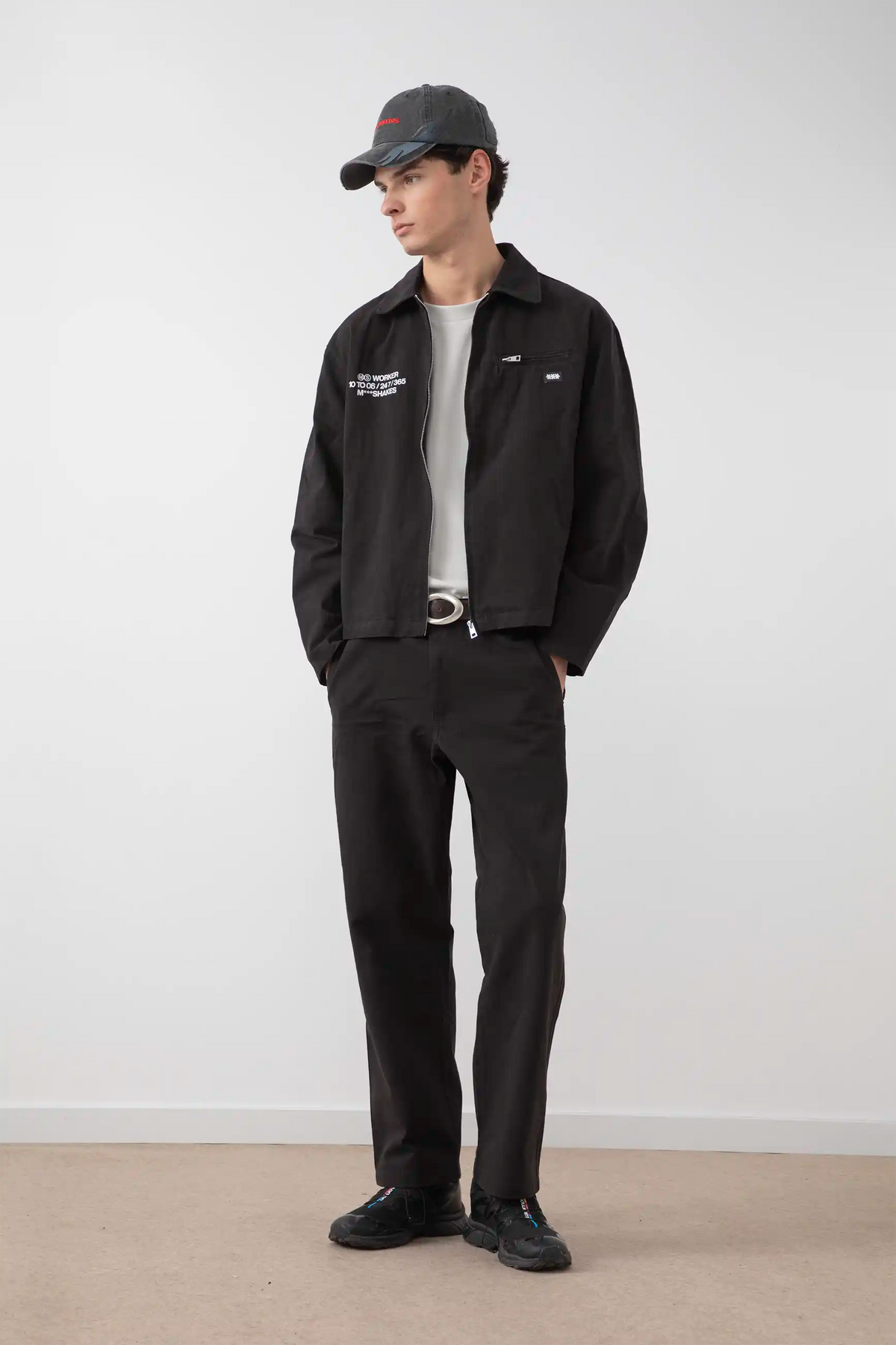 WORKER JACKET - BLACK