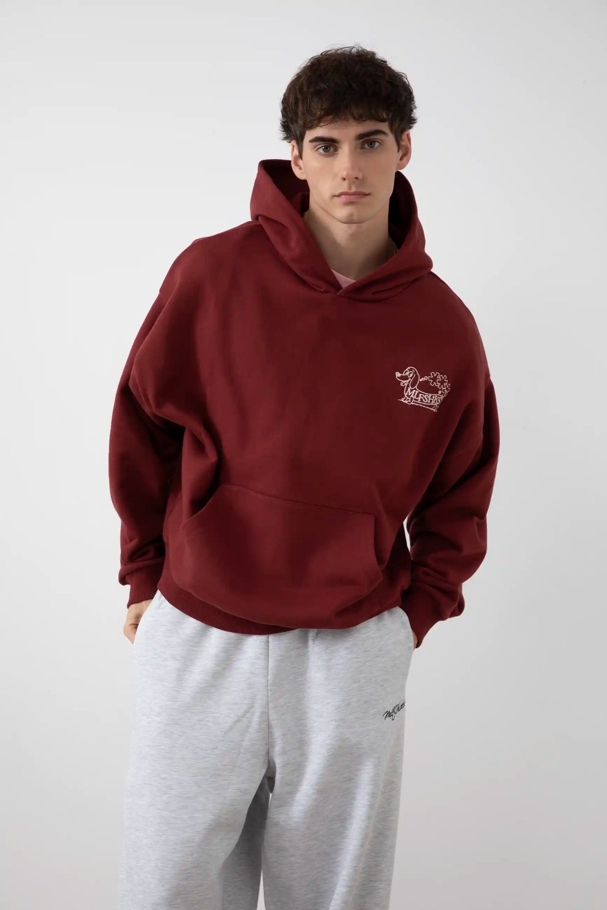 DAWG HOODIE (WINE)