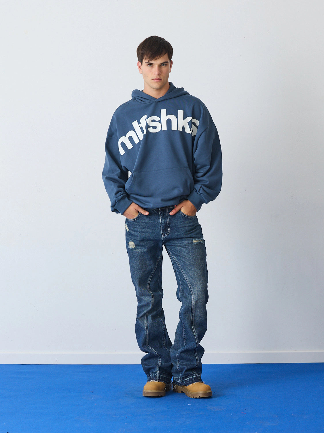 Hoodie deep blue