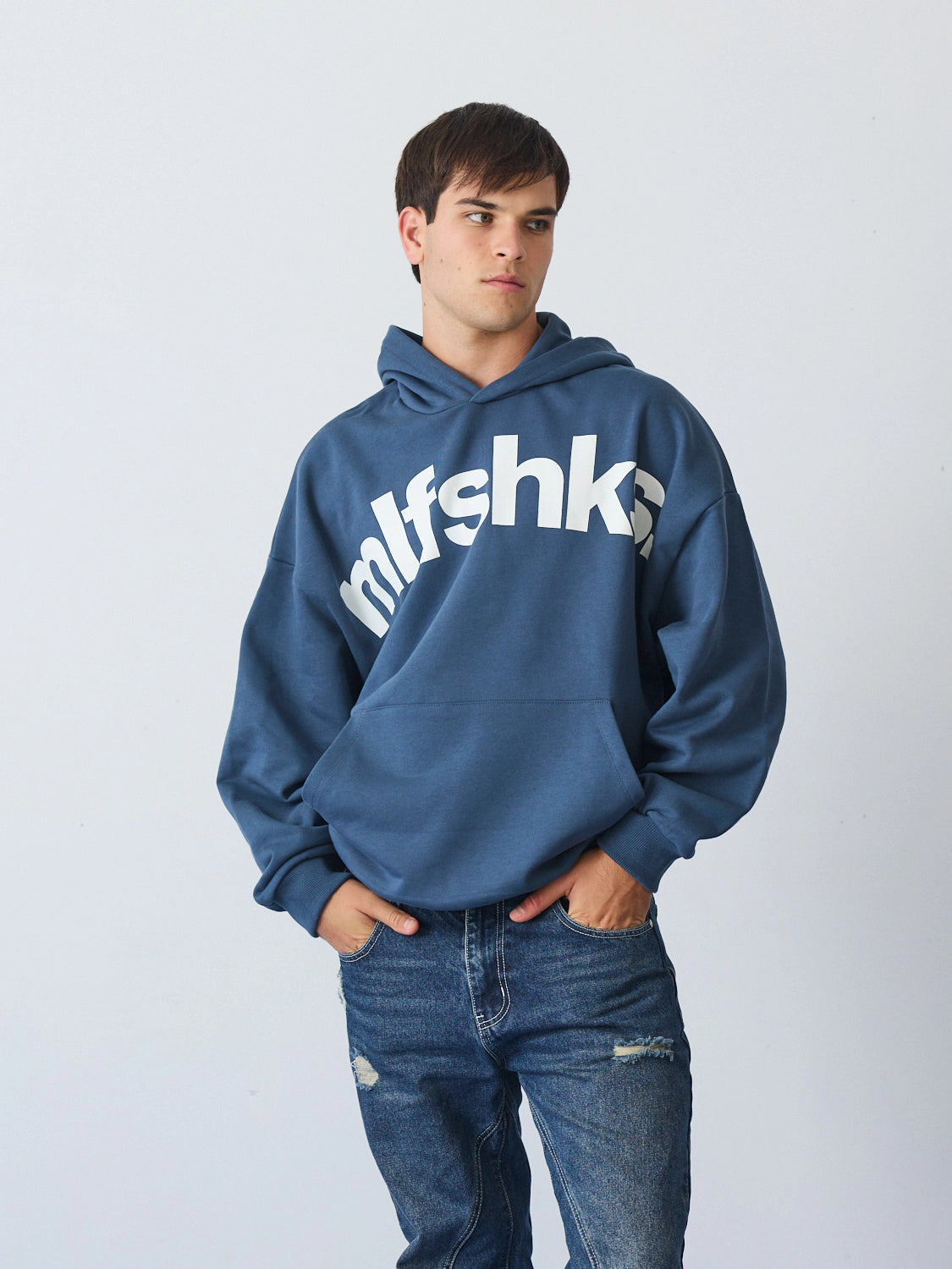 Hoodie deep blue
