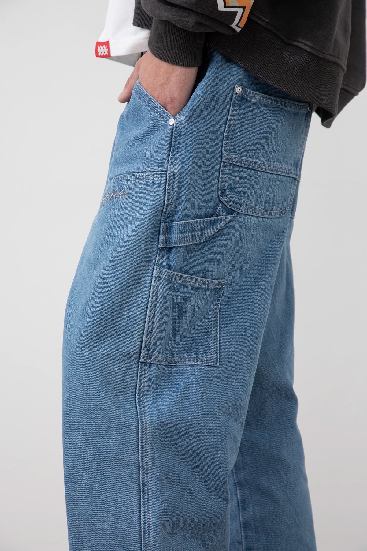 CARPENTER BAGGY PANTS