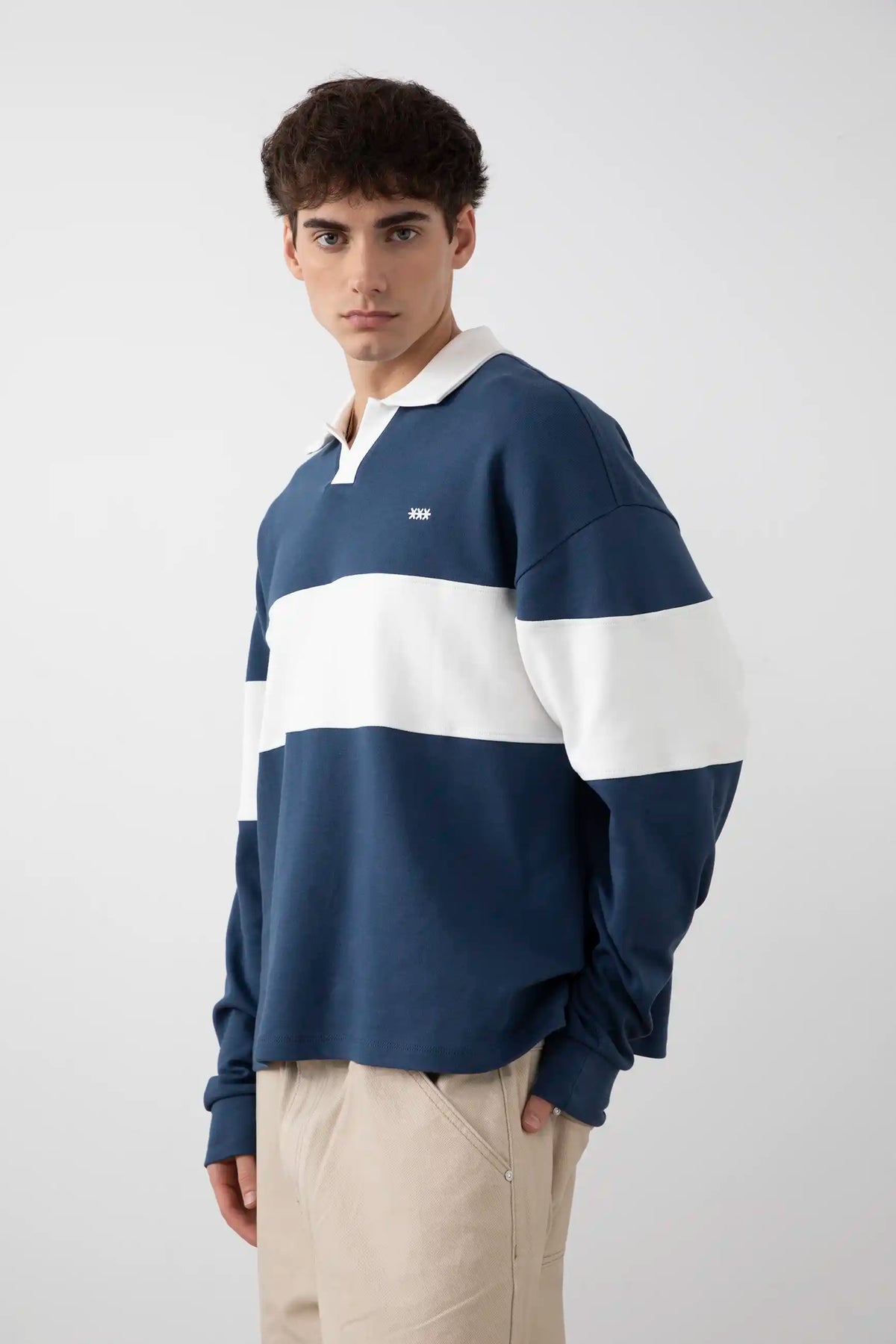 BLUE STRIPE POLO