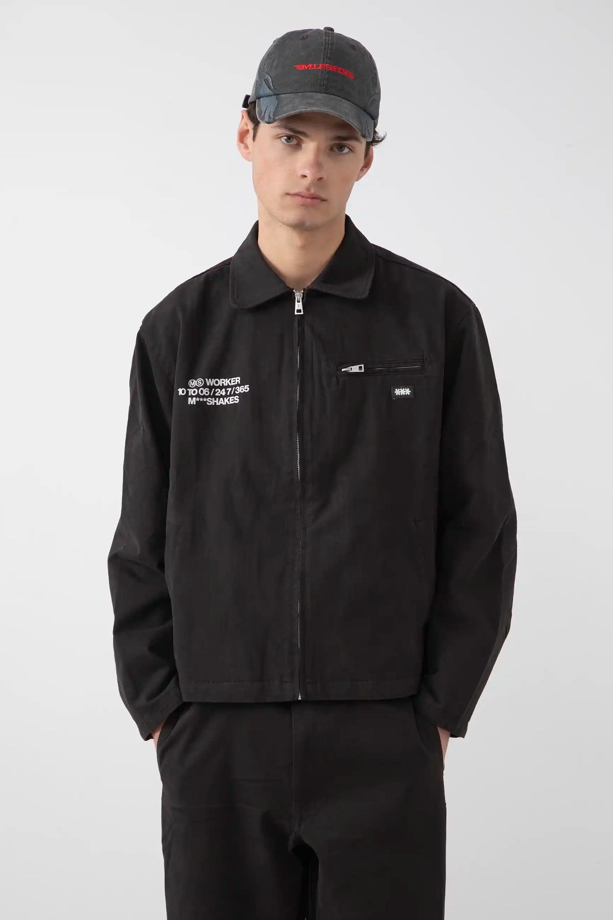 WORKER JACKET - BLACK