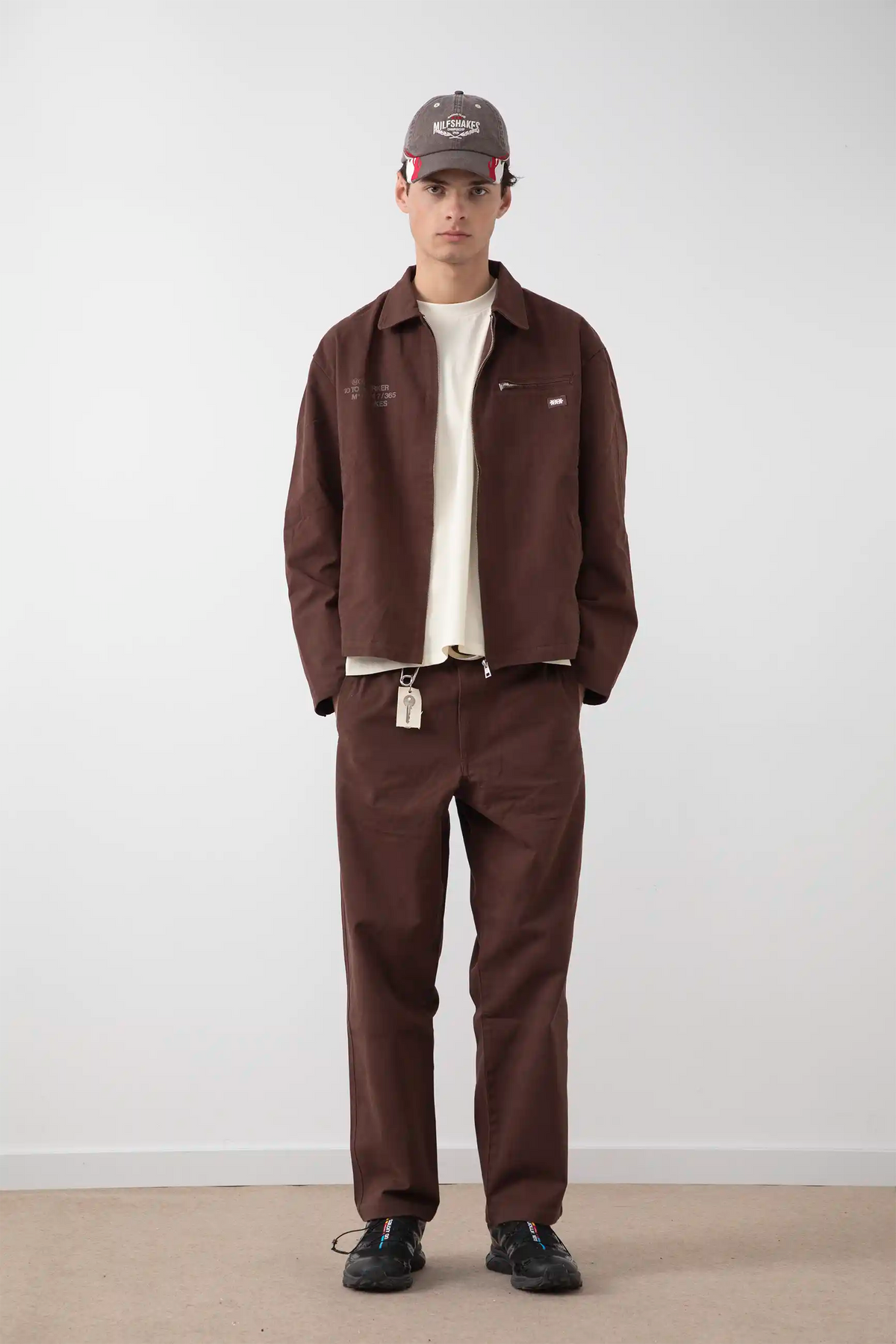 WORKER PANTS - BROWN