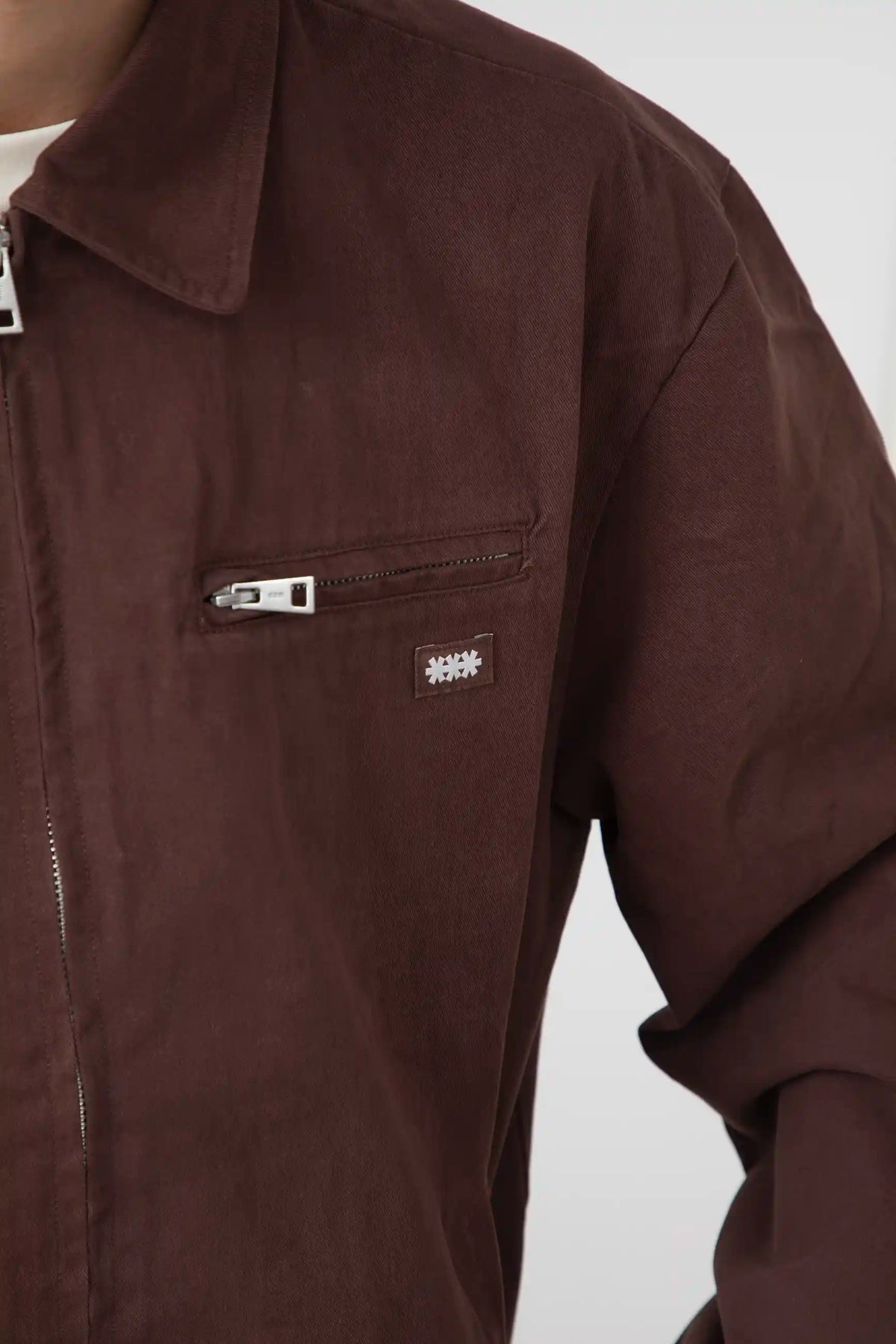 WORKER JACKET - BROWN